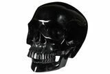 Realistic, Polished Obsidian Skull - Mexico #199592-2